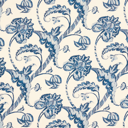 SCHUMACHER  COUNTRY CHIC VALLIER VINE PRINTS PRINTS INDIGO   - 173772