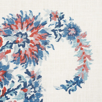 SCHUMACHER  PALAMPORE SHIRALA PAISLEY PRINTS PRINTS DELFT , ROSE   - 173784