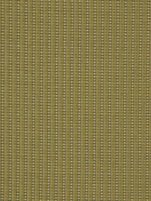 Olive-green woven upholstery fabric with a subtle vertical stripe pattern and light tan threads.
