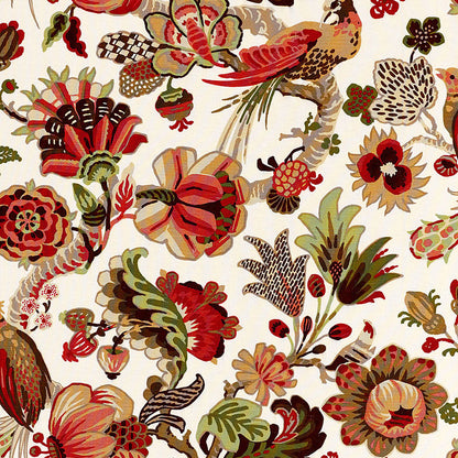 SCHUMACHER  ARCHIVE / LINEN PRINTS CAMBOURNE   Coral   - 173822