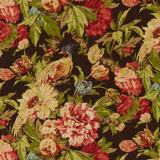SCHUMACHER  ORIENT EXPRESS ASHBOURNE PEONY PRINTS PRINTS CHESTNUT   - 173830