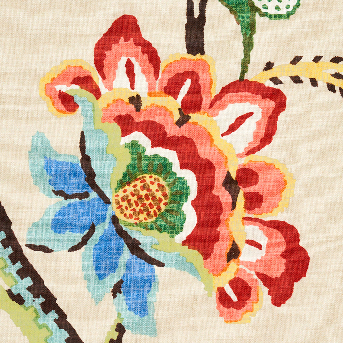SCHUMACHER  CLASSIC PRINTS KHANTAU TREE   Cream   - 173910