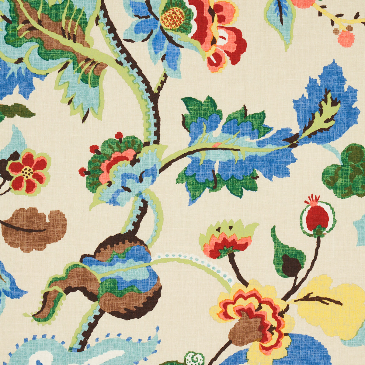 SCHUMACHER  CLASSIC PRINTS KHANTAU TREE   Cream   - 173910