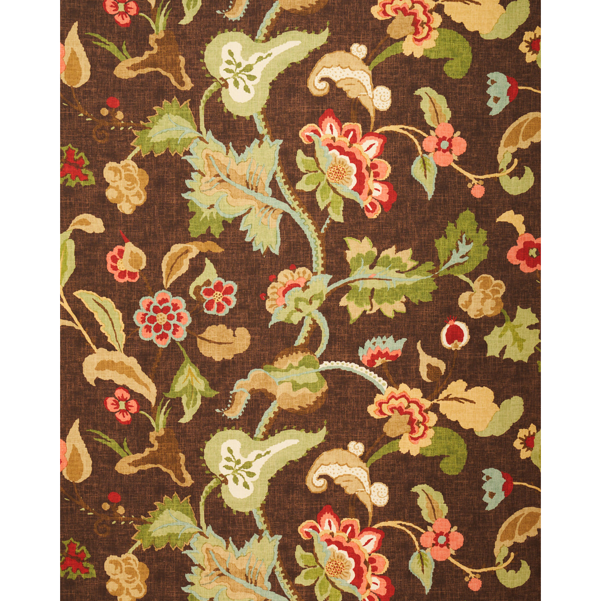 SCHUMACHER  CLASSIC PRINTS KHANTAU TREE   Mahogany   - 173912