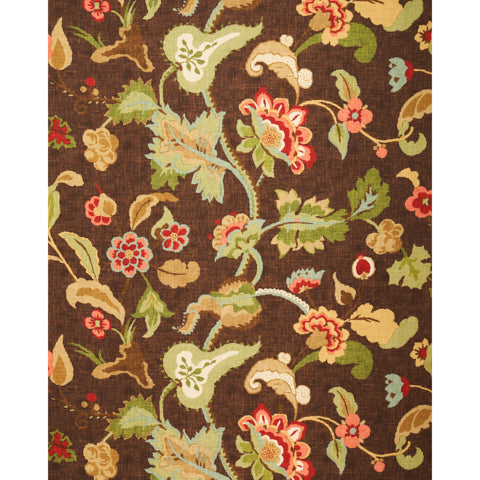 SCHUMACHER  CLASSIC PRINTS KHANTAU TREE   Mahogany   - 173912