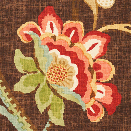 SCHUMACHER  CLASSIC PRINTS KHANTAU TREE   Mahogany   - 173912