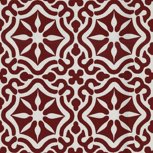 NICHOLASJOHN INC NJ-TILEWORK Poppy Transitional   Fabric - NJ25-3498