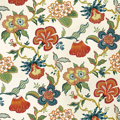SCHUMACHER FABRIC  CELERIE KEMBLE HOTHOUSE FLOWERS   SPARK   - 174031