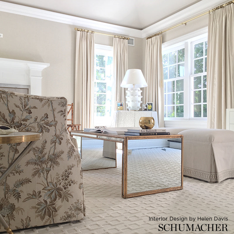 SCHUMACHER  PERENNIAL FAVORITES BRANTWOOD VINE PRINTS PRINTS MINERAL   - 174111