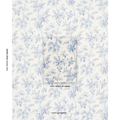 SCHUMACHER  A COUNTRY LIFE BRANTWOOD VINE PRINTS PRINTS PORCELAIN   - 174113