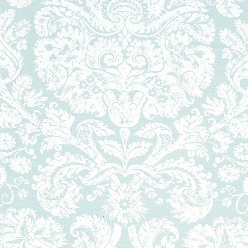 SCHUMACHER  CLASSIC PRINTS BARRESA DAMASK   Aqua   - 174132
