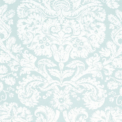SCHUMACHER  CLASSIC PRINTS BARRESA DAMASK   Aqua   - 174132