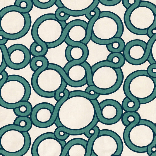 SCHUMACHER  CELERIE KEMBLE Conundrum EMBROIDERIES EMBROIDERIES PEACOCK   - 174172