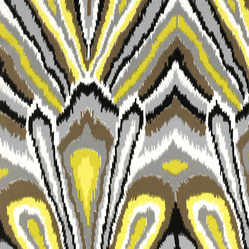 SCHUMACHER  TRINA TURK PEACOCK PRINT INDOOR/OUTDOOR   Driftwood   - 174282