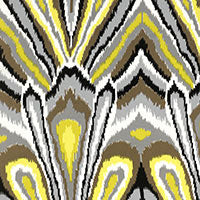 SCHUMACHER  TRINA TURK PEACOCK PRINT INDOOR/OUTDOOR   Driftwood   - 174282