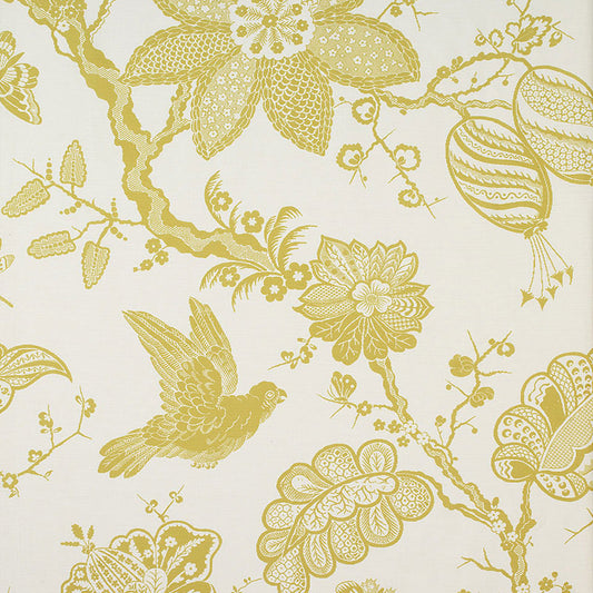 SCHUMACHER  CLASSIC PRINTS BALI VINE PRINTS PRINTS CHARTREUSE   - 174370