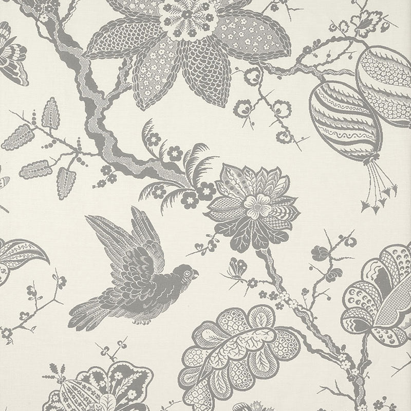 SCHUMACHER  CLASSIC PRINTS BALI VINE PRINTS PRINTS CHARCOAL   - 174371
