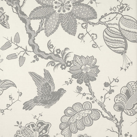 SCHUMACHER  CLASSIC PRINTS BALI VINE PRINTS PRINTS CHARCOAL   - 174371