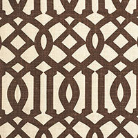 SCHUMACHER  PRINT HAPPY IMPERIAL TRELLIS II   Java / Cream   - 174413