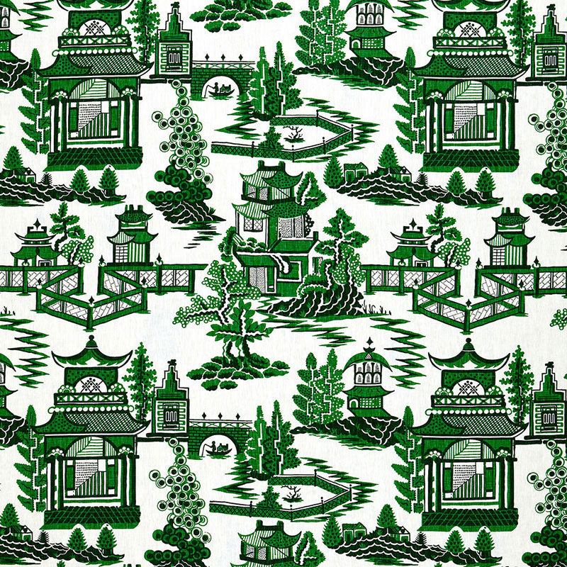 SCHUMACHER  EXUBERANT PRINTS NANJING   Jade   - 174432