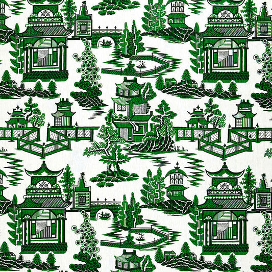 SCHUMACHER  EXUBERANT PRINTS NANJING   Jade   - 174432