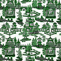 SCHUMACHER  EXUBERANT PRINTS NANJING   Jade   - 174432