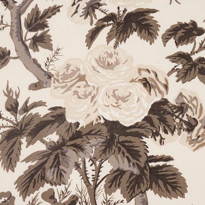 SCHUMACHER FABRIC  SCHUMACHER FABRIC CLASSICS PYNE HOLLYHOCK   CHARCOAL   - 174450