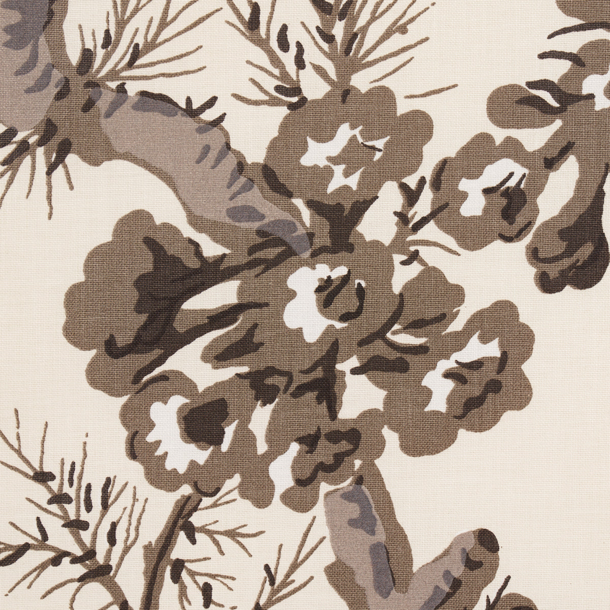 SCHUMACHER FABRIC  SCHUMACHER FABRIC CLASSICS PYNE HOLLYHOCK   CHARCOAL   - 174450