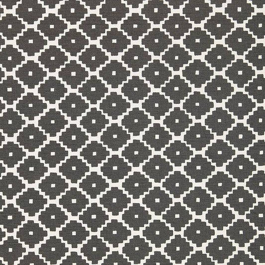 SCHUMACHER  TESSERA I SMALL PATTERNS ZIGGURAT PRINTS PRINTS CHARCOAL   - 174480