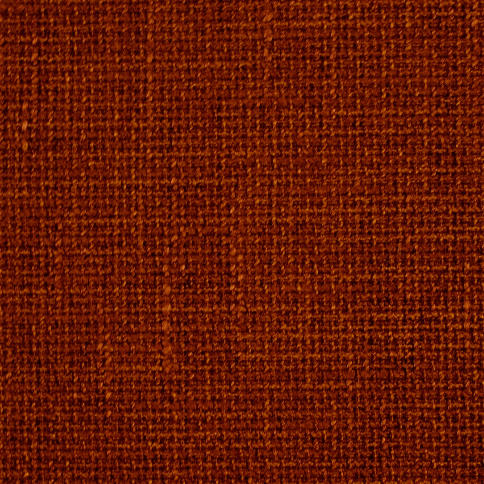 Burnt orange woven fabric texture with a subtle tweed grid.