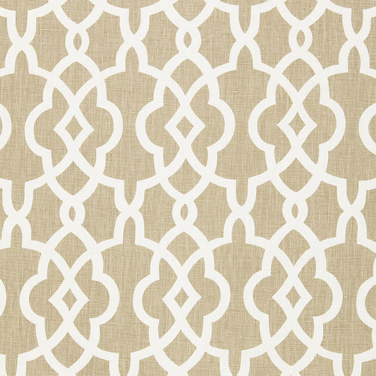 SCHUMACHER  CLASSIC PRINTS SUMMER PALACE FRET   Sand   - 174590