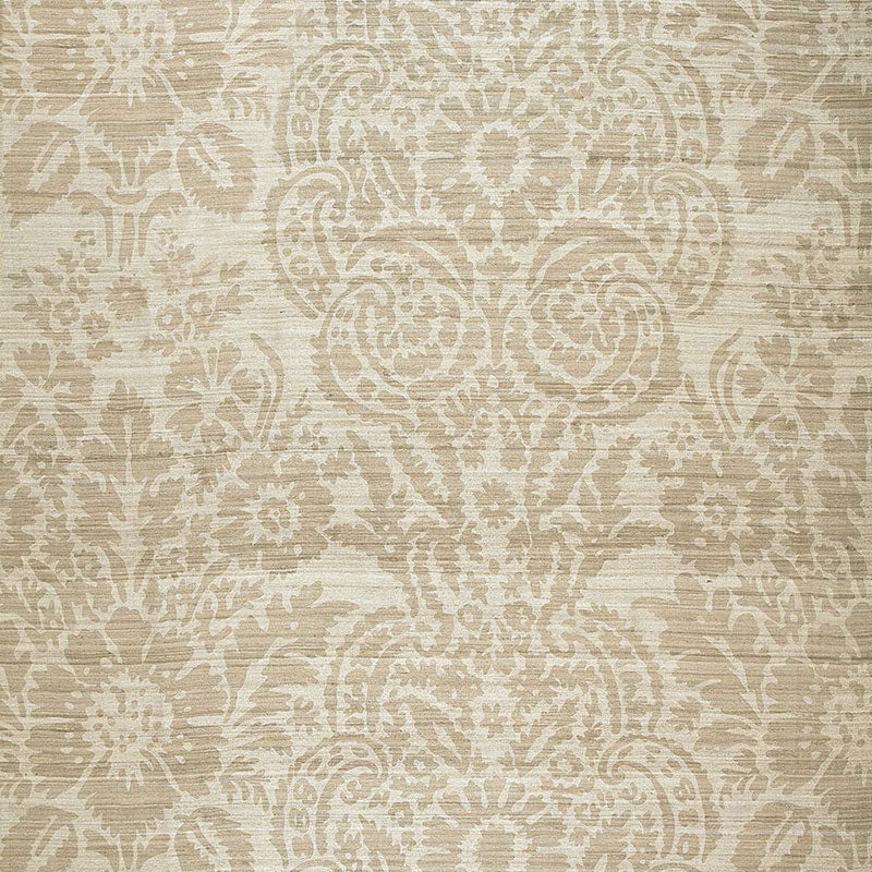 SCHUMACHER  AU NATUREL MALAY DAMASK PRINT   Putty   - 174610
