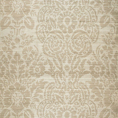 SCHUMACHER  AU NATUREL MALAY DAMASK PRINT   Putty   - 174610