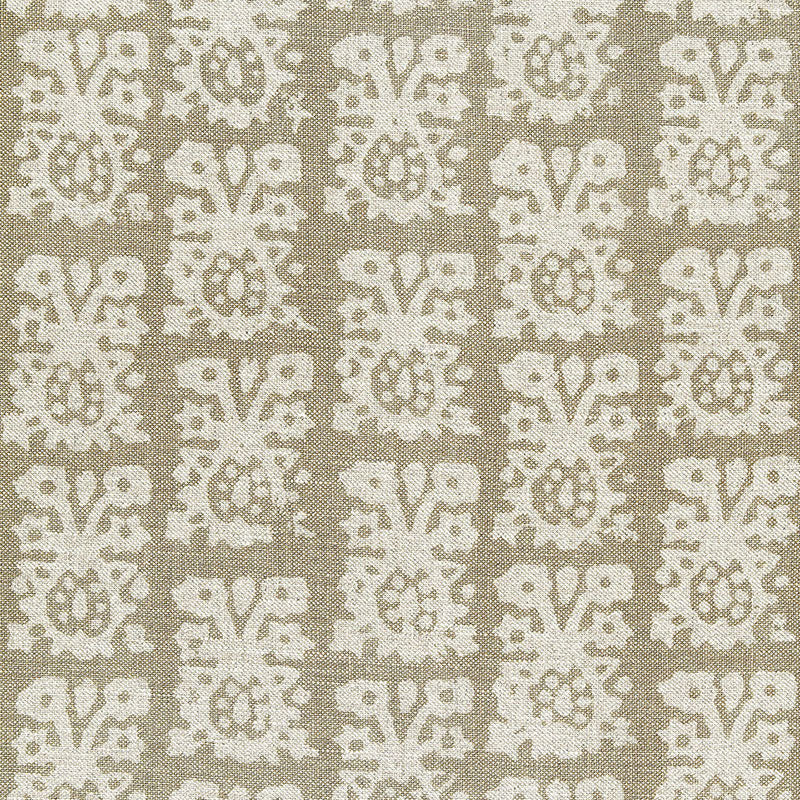 SCHUMACHER  AU NATUREL JAKARTA LINEN PRINT PRINTS PRINTS GREIGE   - 174631