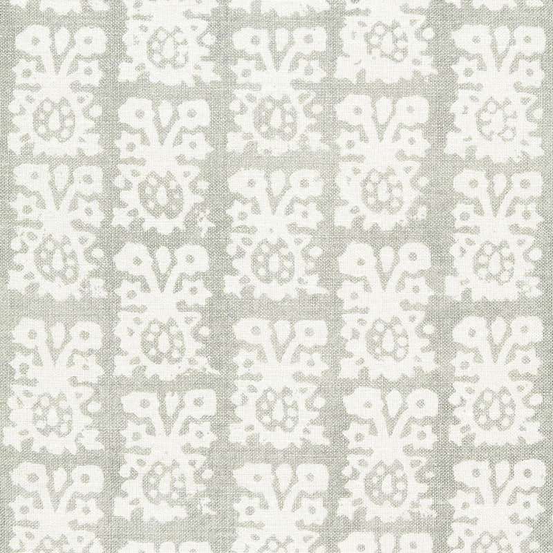 SCHUMACHER  AU NATUREL JAKARTA LINEN PRINT PRINTS PRINTS SLATE   - 174632