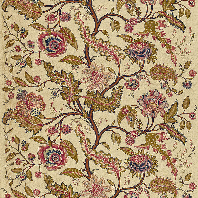 SCHUMACHER  MARTYN LAWRENCE BULLARD SINHALA LINEN PRINT   Pomegranate   - 174811