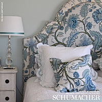 SCHUMACHER  MARTYN LAWRENCE BULLARD SINHALA LINEN PRINT   Sky   - 174812