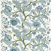 SCHUMACHER  MARTYN LAWRENCE BULLARD SINHALA LINEN PRINT   Sky   - 174812