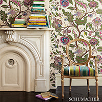 SCHUMACHER  MARTYN LAWRENCE BULLARD SINHALA LINEN PRINT   Jewel   - 174814