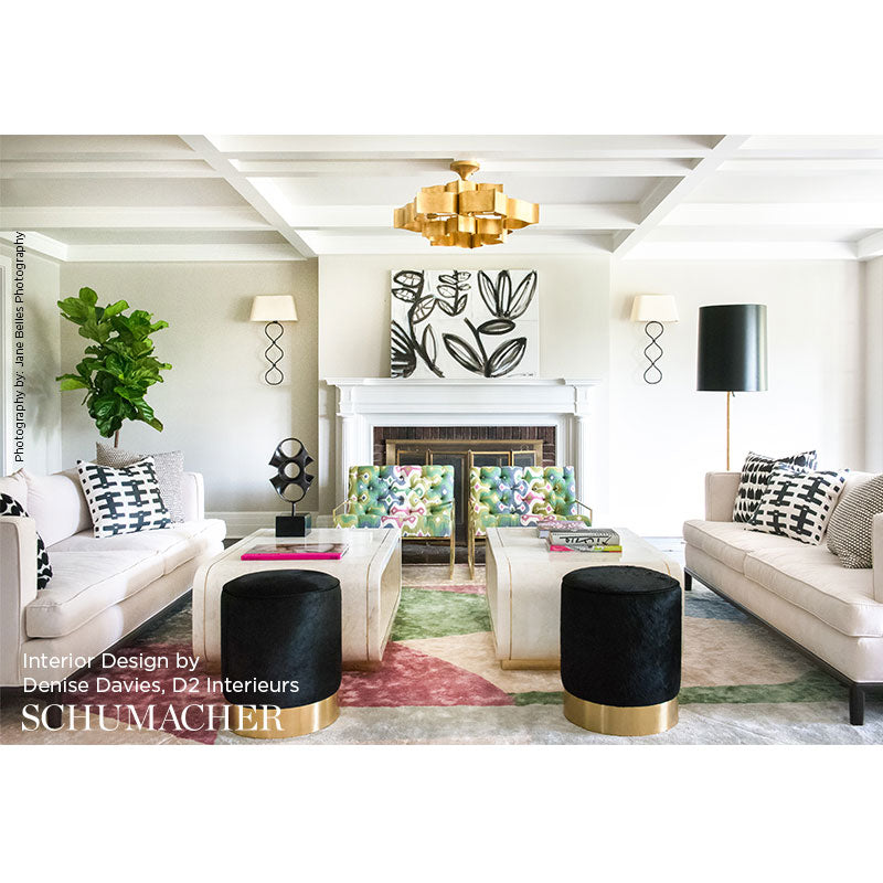 SCHUMACHER FABRIC  MARTYN LAWRENCE BULLARD DARYA IKAT   JEWEL   - 174834