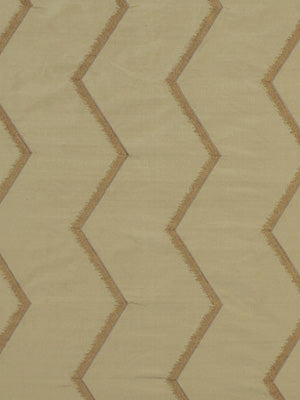 Beige wallpaper with tan zigzag chevron pattern, repeating geometric design.
