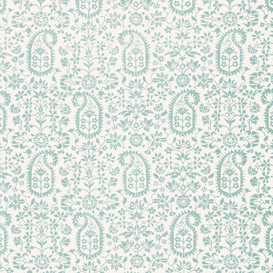 SCHUMACHER  CHROMA KALIKA PAISLEY PRINT PRINTS PRINTS AQUAMARINE   - 174862