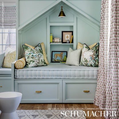 SCHUMACHER  CHROMA KALIKA PAISLEY PRINT PRINTS PRINTS CITRON   - 174863