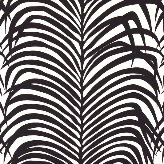 SCHUMACHER  GOOD VIBRATIONS ZEBRA PALM PRINTS PRINTS EBONY   - 174872