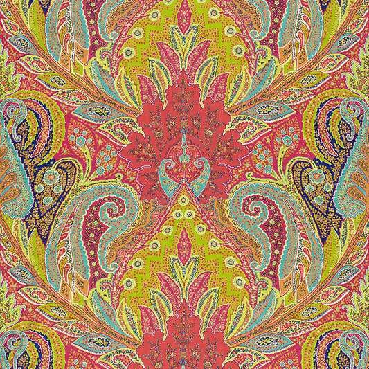 SCHUMACHER  OTTOMAN CHIC CAMBAY PAISLEY PRINT PRINTS PRINTS PARROT   - 174881