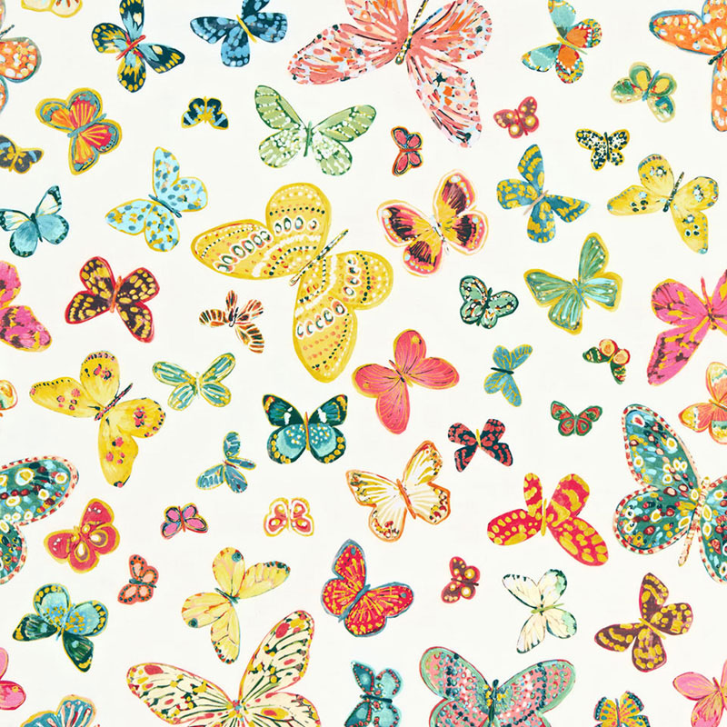 SCHUMACHER  FLIGHT OF FANCY BUTTERFLY PRINTS PRINTS MULTI   - 174900