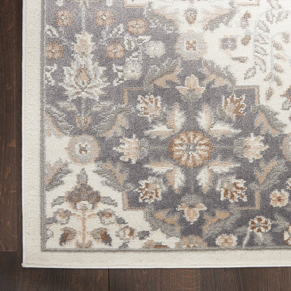 Nourison Rugs Nourison Home   Transitional 8' Runner    - 099446840745