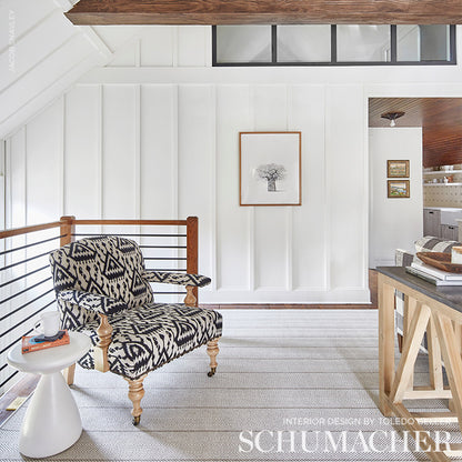 SCHUMACHER  PRINT HAPPY VIENTIANE IKAT PRINTS PRINTS INDIGO   - 175022