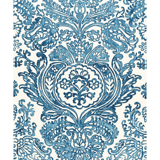 SCHUMACHER  CLASSIC PRINTS TREMEZZO DAMASK PRINTS PRINTS CASPIAN   - 175090