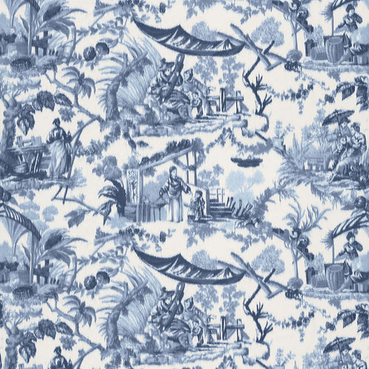 SCHUMACHER  CLASSIC PRINTS PAVILLON CHINOIS PRINTS PRINTS LAPIS   - 175101